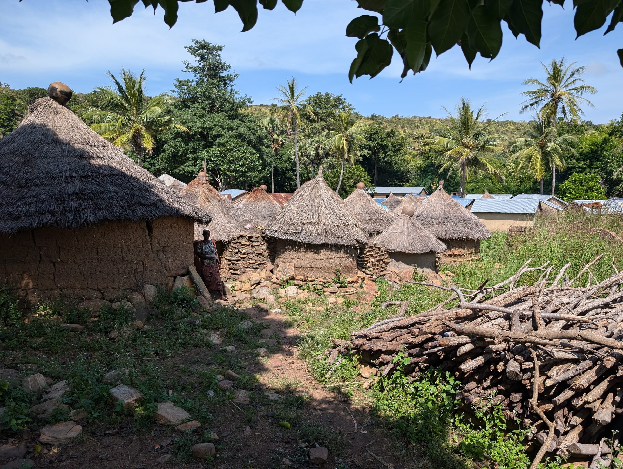 Scène de vie au village