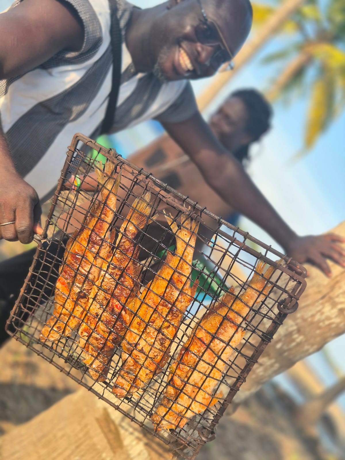 Scène de village au Bénin